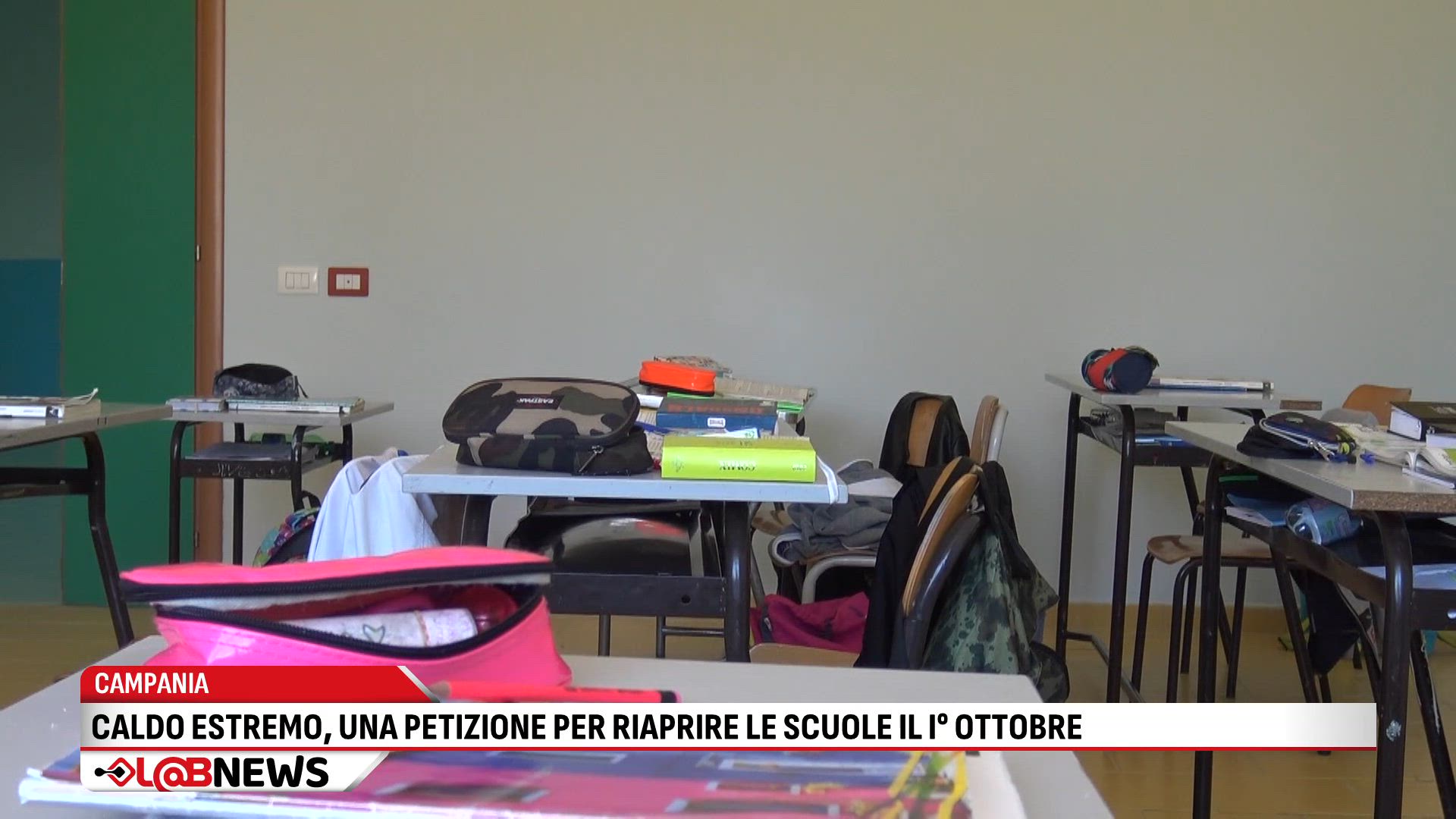 Caldo estremo, una petizione per riaprire le scuole il I° ottobre