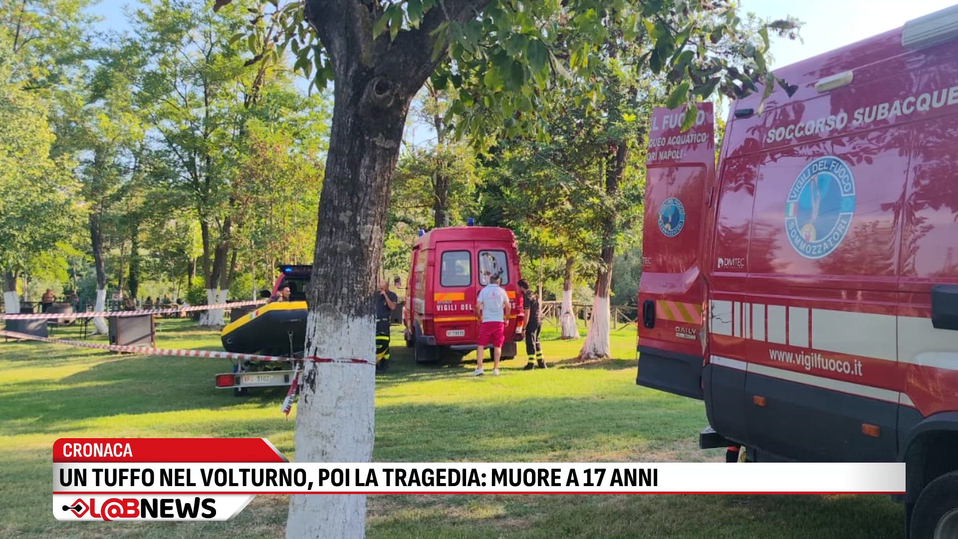 Un tuffo nel Volturno, poi la tragedia. Muore a 17 anni