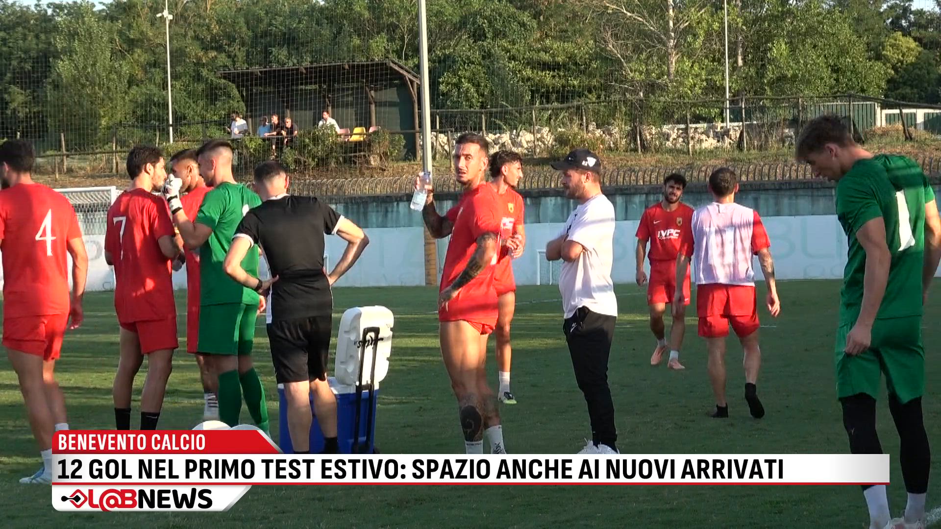 Benevento Calcio, 12 gol nel primo test estivo. Spazio anche ai nuovi arrivati