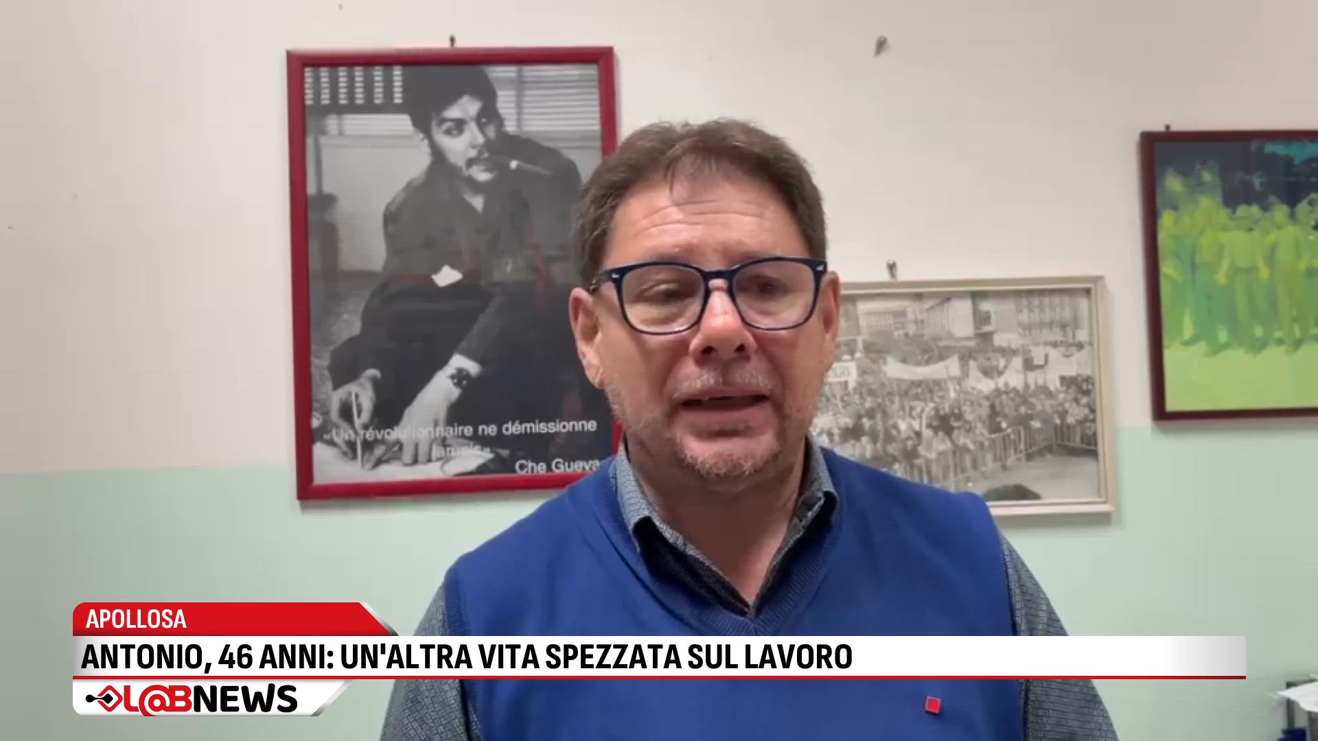 Antonio, 46anni: un altra vita spezzata sul lavoro