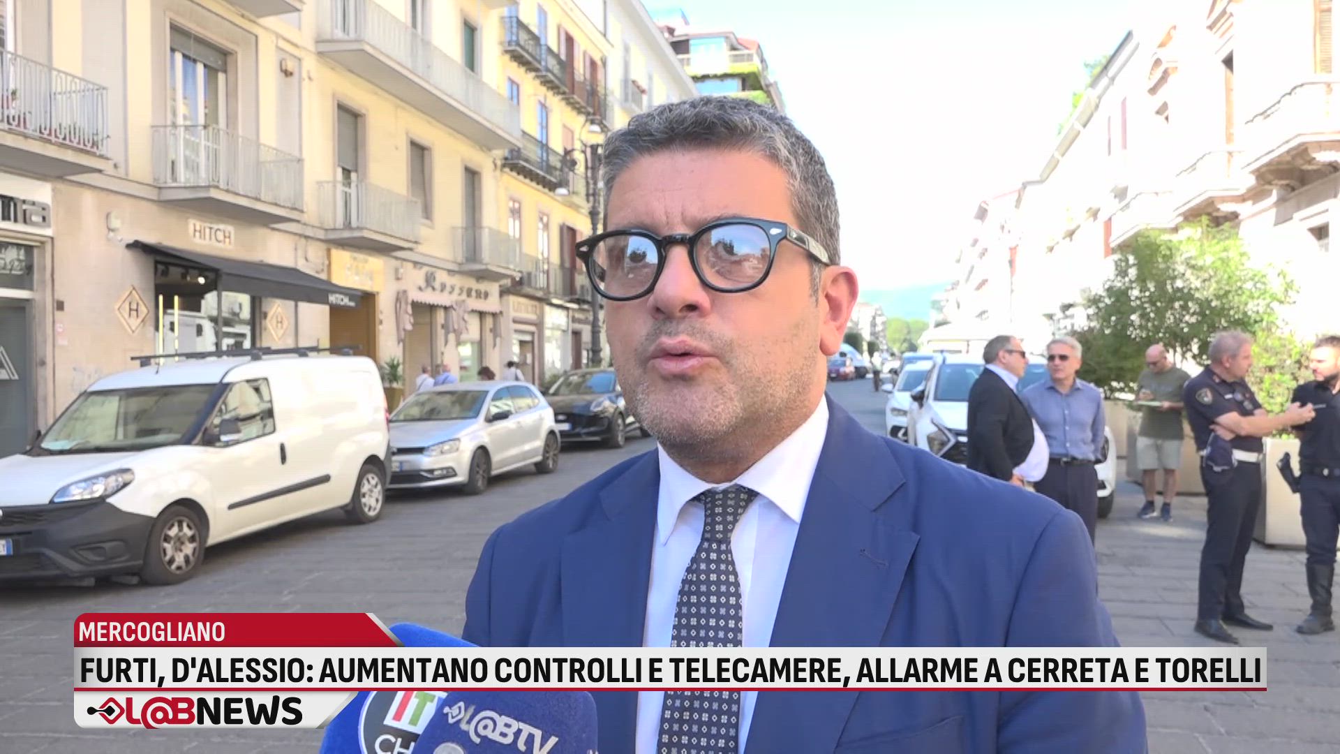 Furti, D'Alessio: aumentano controlli e telecamere, allarme a Cerreta e Torelli