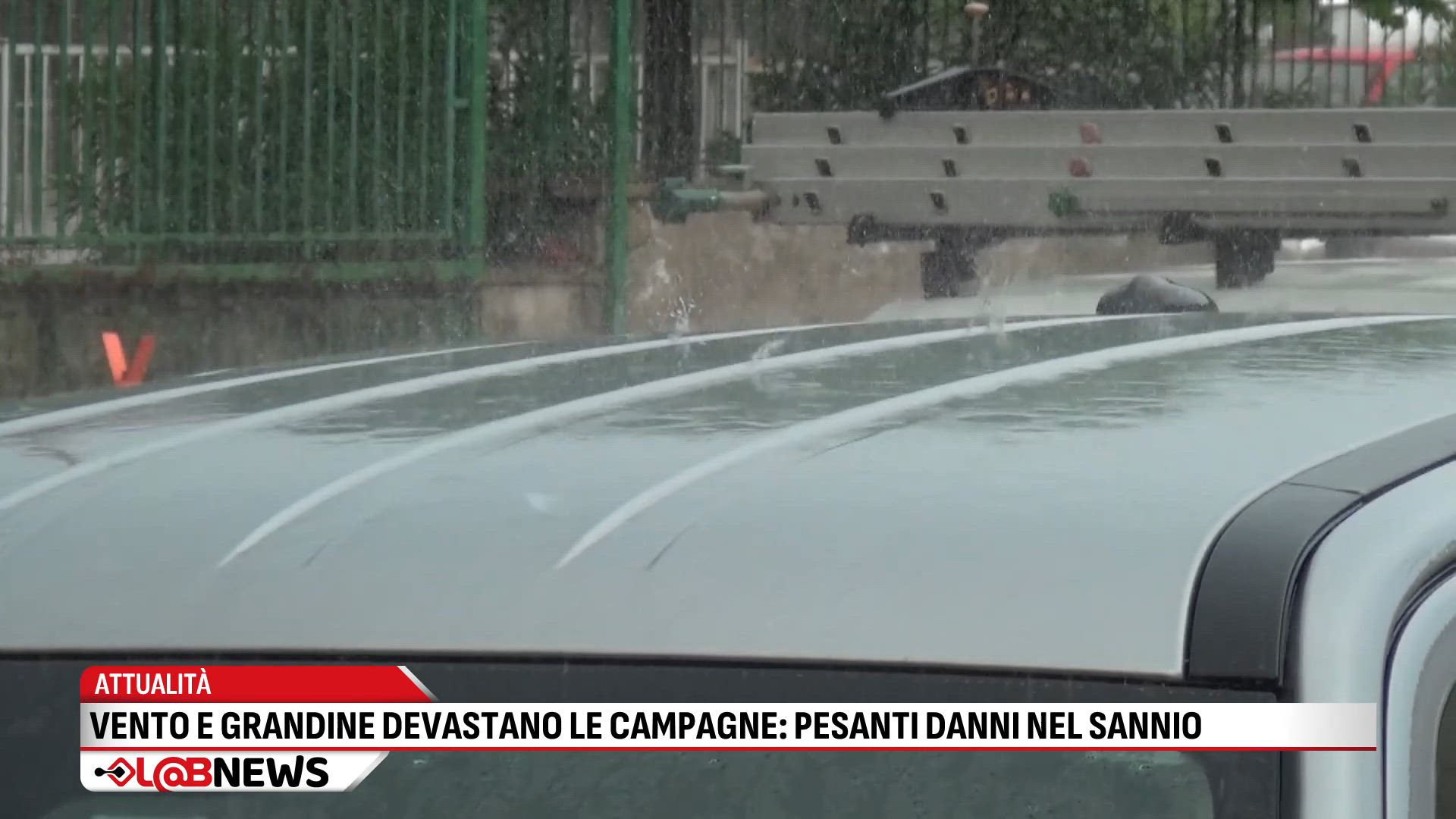 Vento e grandine devastano le campagne, pesanti danni nel Sannio