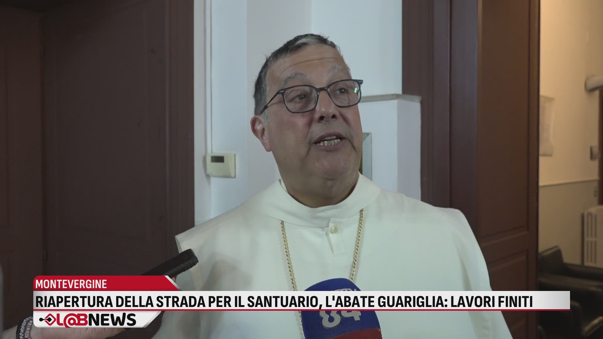 Riapertura della strada per il santuario, l'Abate Guariglia: lavori finiti