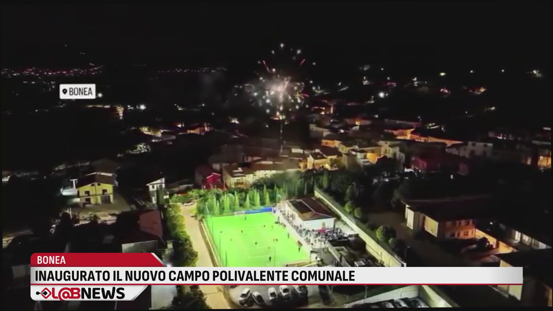 Inaugurato il nuovo campo sportivo polivalente a Bonea