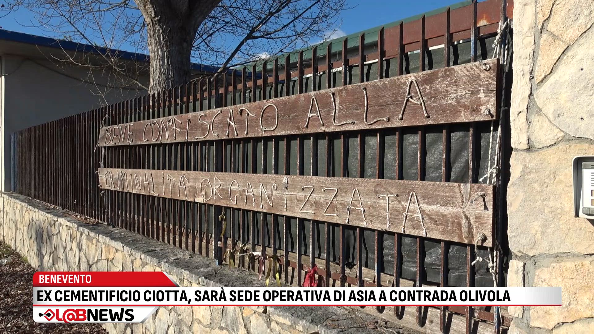 Ex cementificio Ciotta sede operativa di ASIA a Olivola
