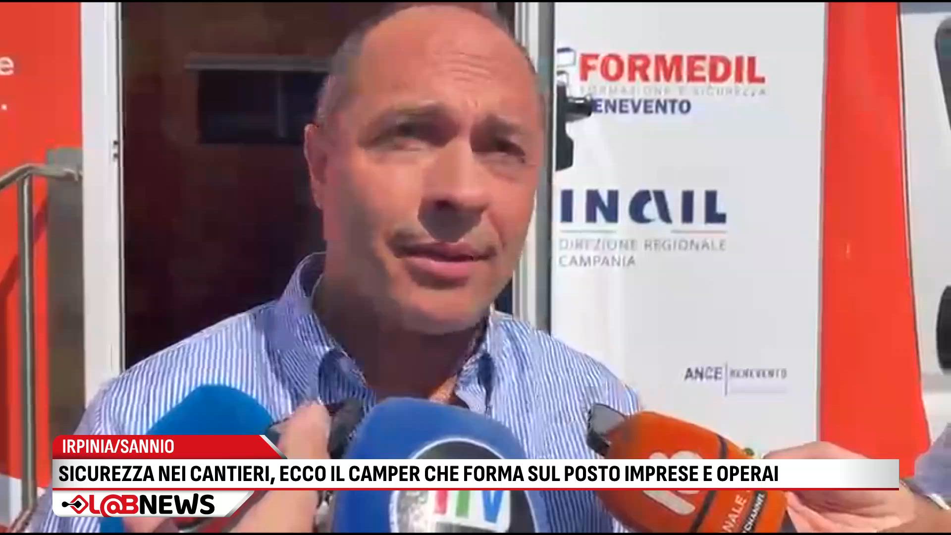 Sicurezza nei cantieri, ecco il camper che forma sul posto imprese e operai