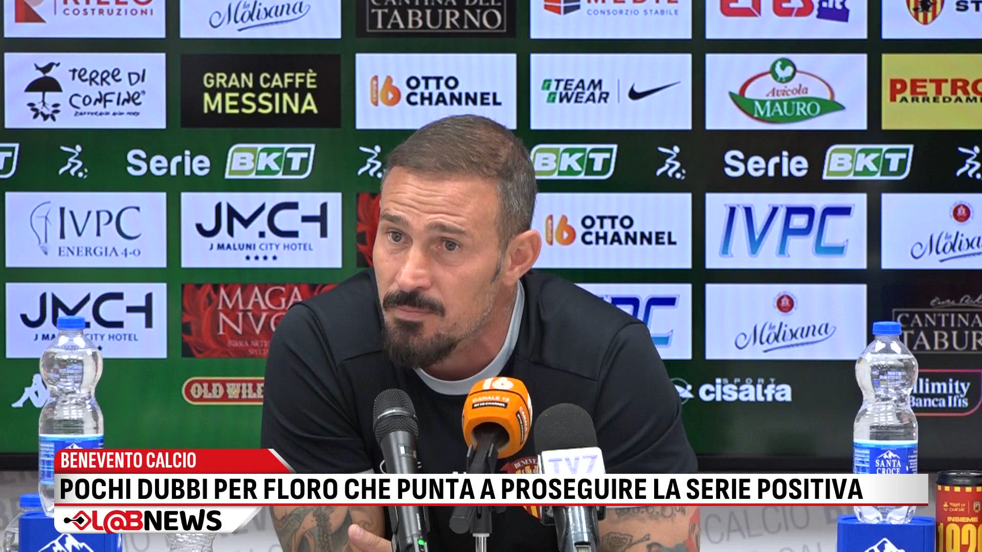 Benevento Calcio, pochi dubbi per Floro che punta a proseguire la serie positiva