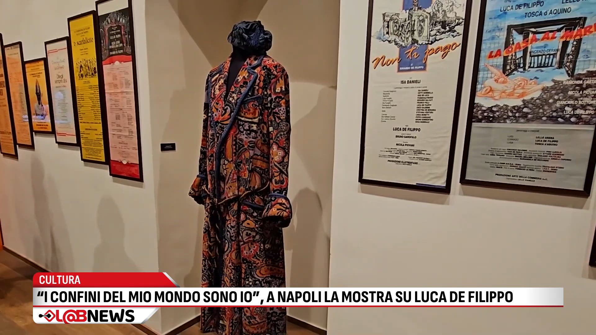 "I confini del mio mondo sono io" a Napoli la mostra su Luca De Filippo