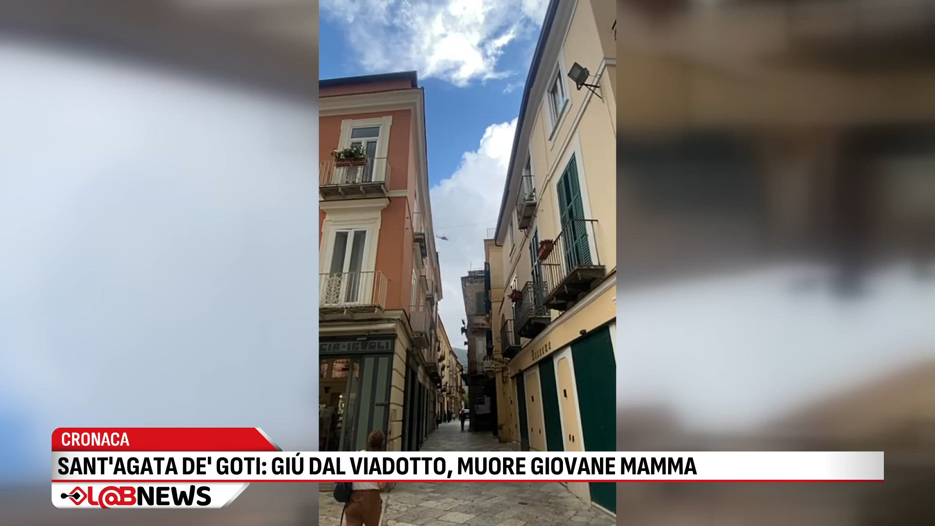 Sant'Agata de Goti: giu dal viadotto, muore giovane mamma