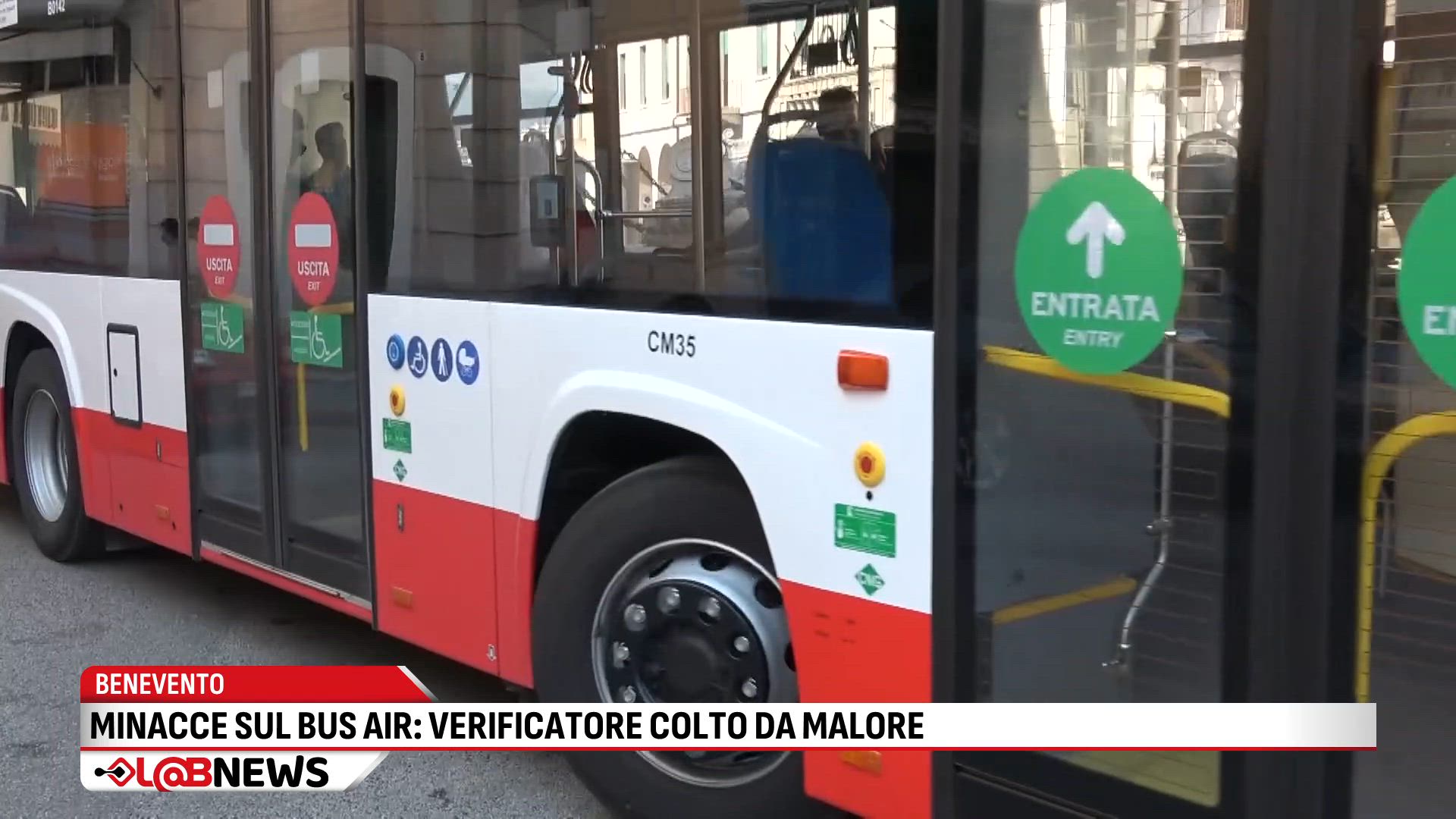 Minacce sul bus AIR: verificatore colto da malore