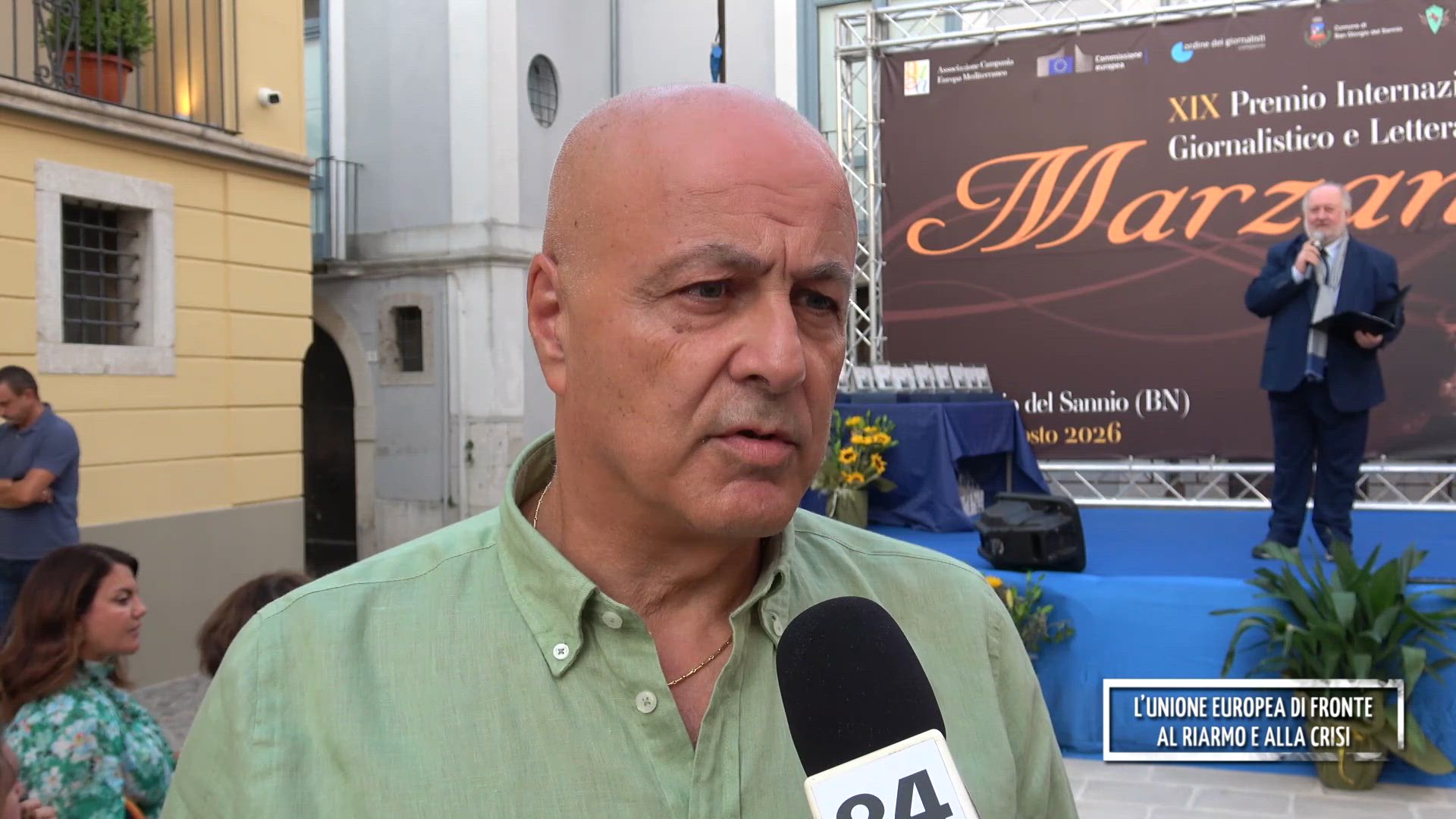 Moreno Carosella, premiato alla XIX edizione del Premio Internazionale Giornalistico e Letterario Marzani 2026