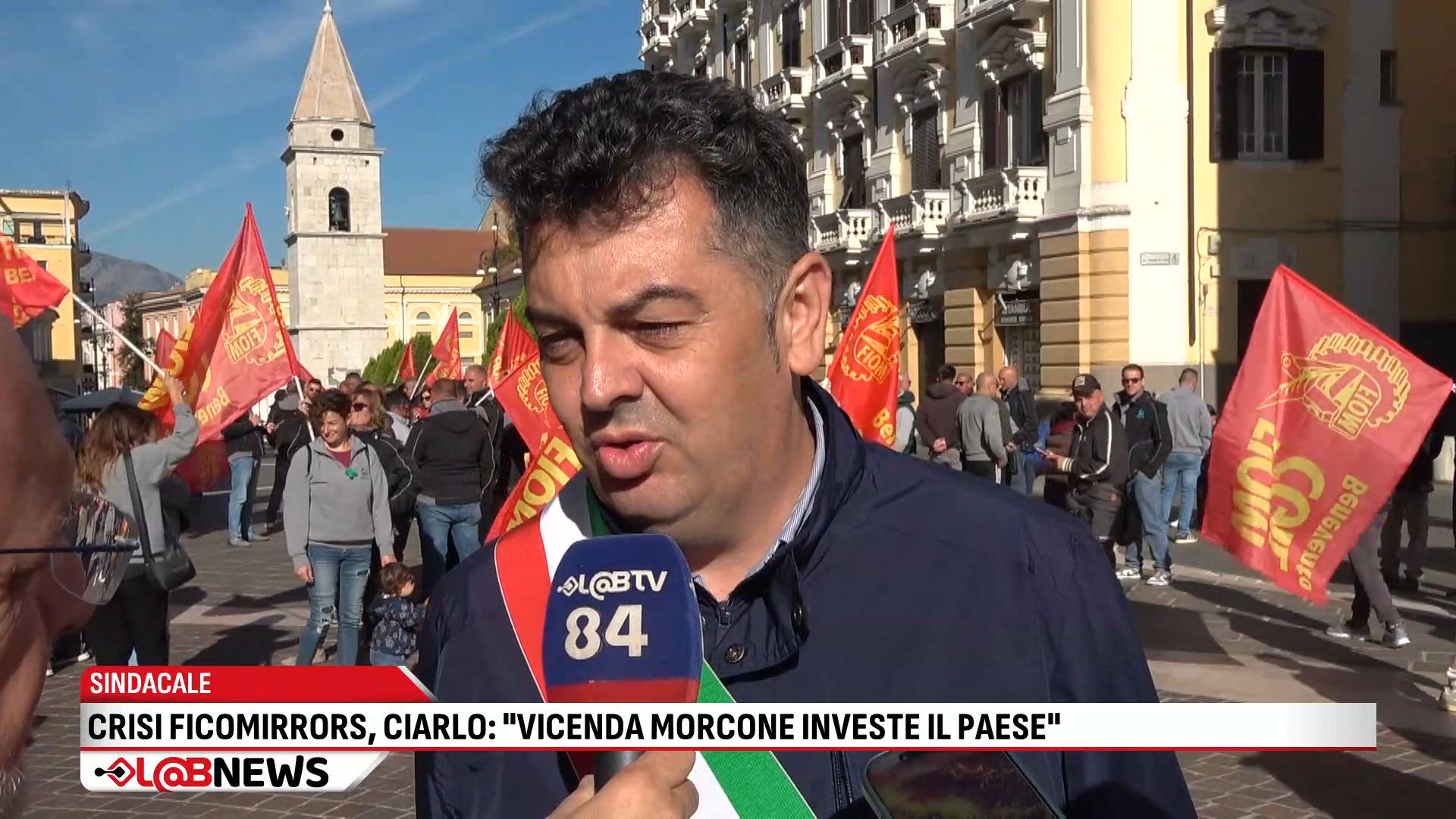 Crisi Ficomirrors, Ciarlo: vicenda Morcone investe il paese