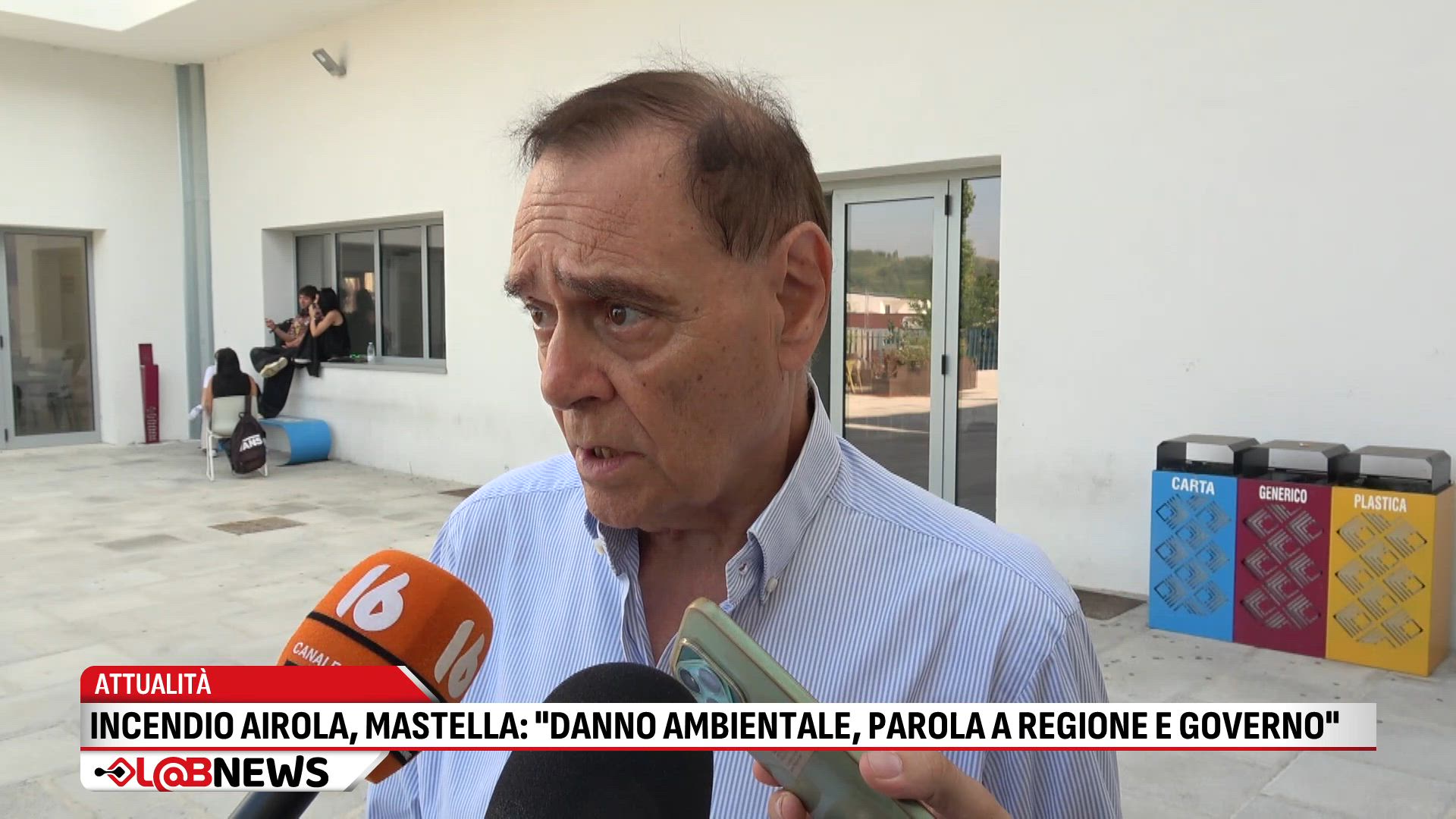 Incendio Airola, Mastella: danno ambientale parola a Regione e Governo