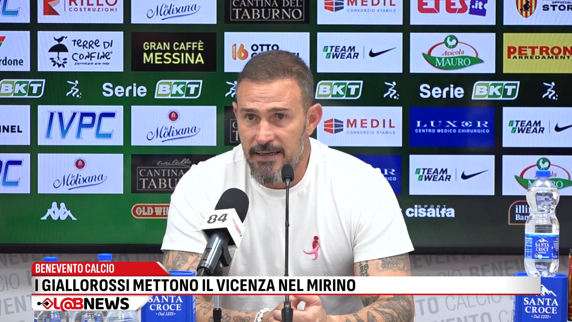 Benevento Calcio: i giallorossi mettono il Vicenza nel mirino