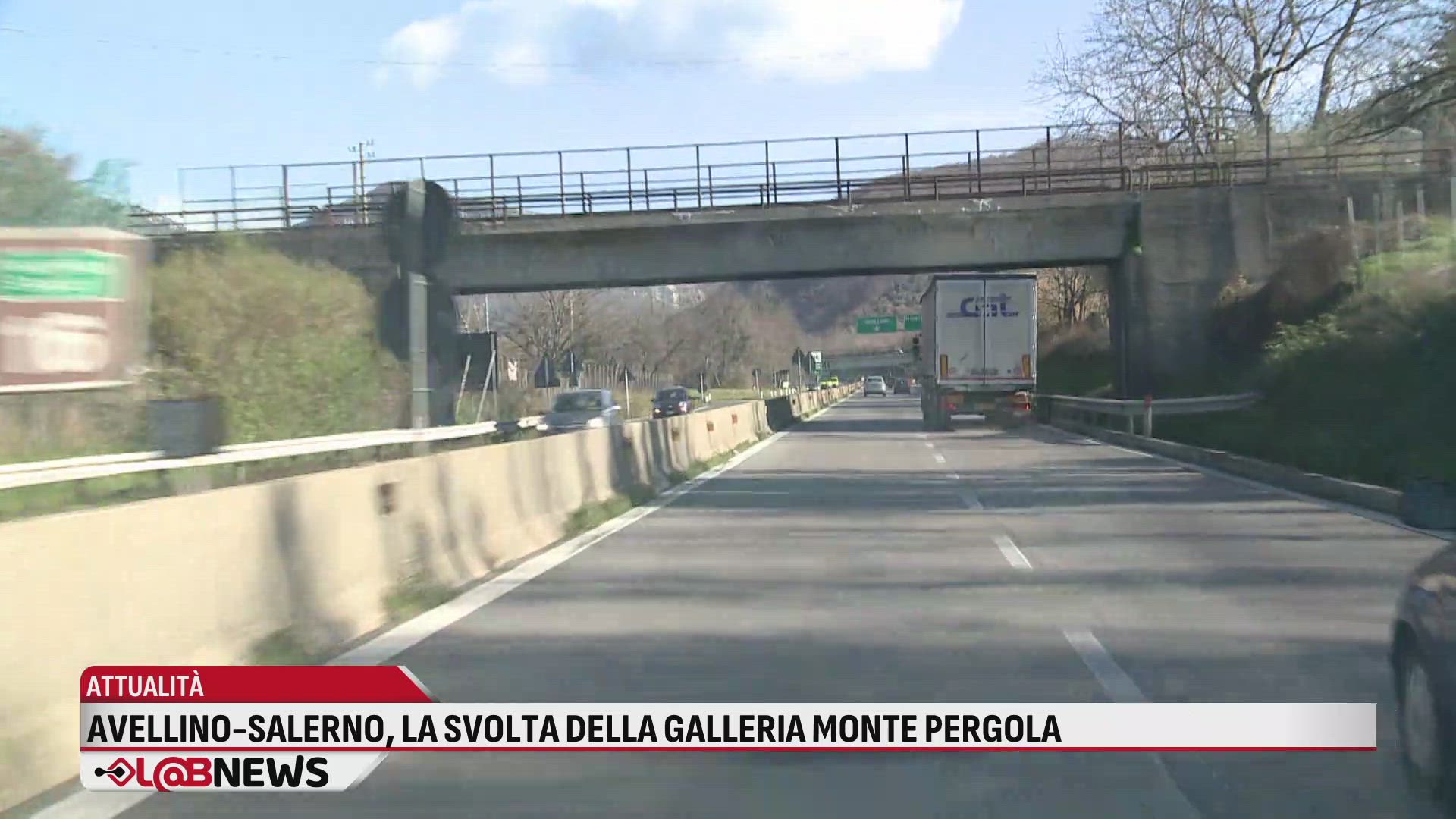 Avellino-Salerno, la svolta della galleria Monte Pergola