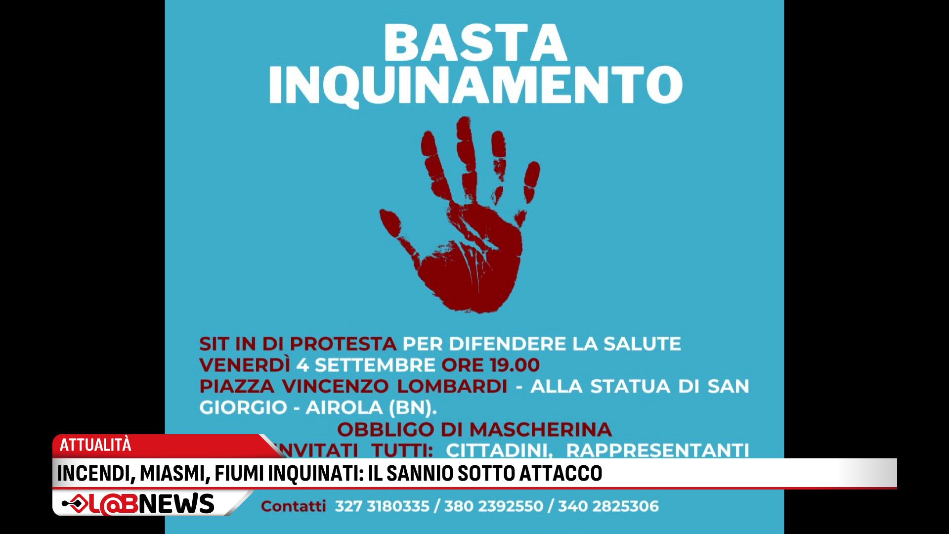 Incendi, miasmi, fiumi inquinati: il Sannio sotto attacco