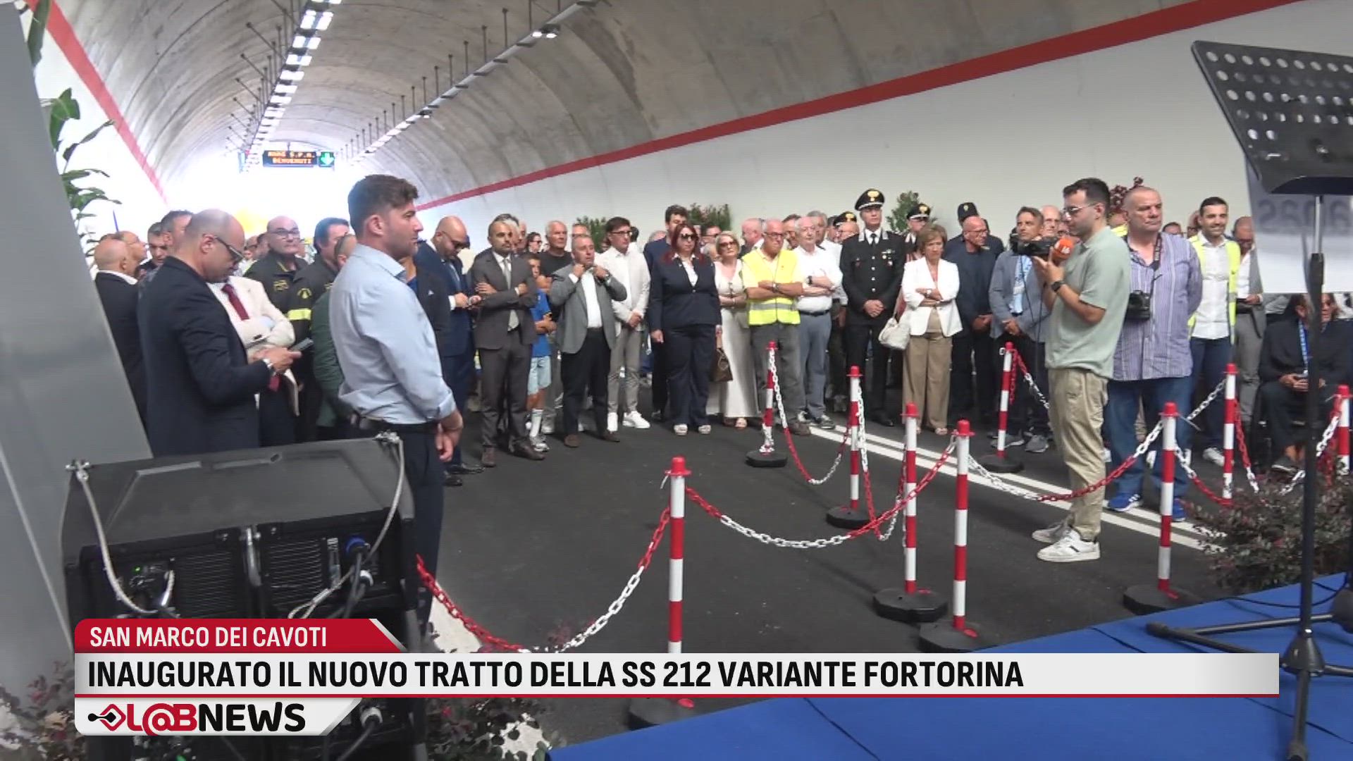 Inaugurato il nuovo tratto della SS212 Variante Fortorina