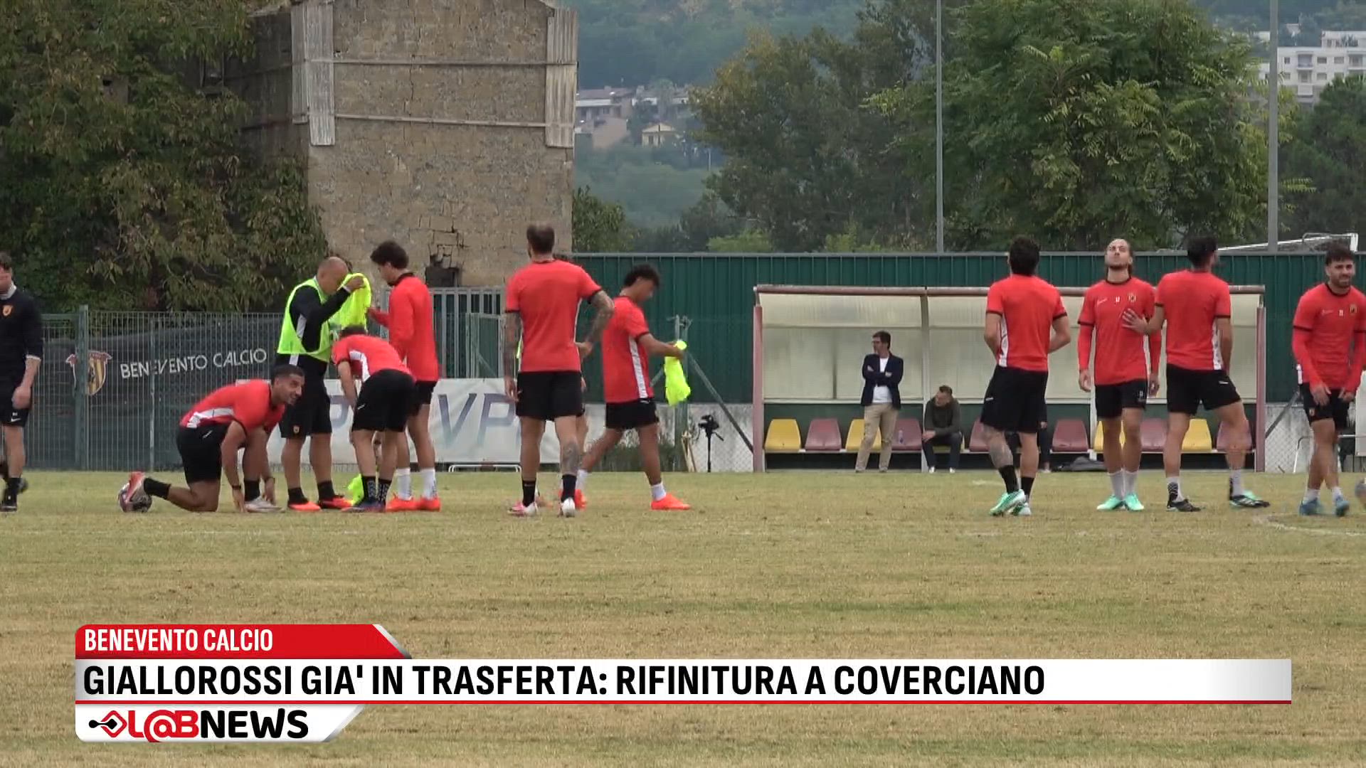 Benevento Calcio, Giallorossi già in trasferta: rifinitura a Coverciano