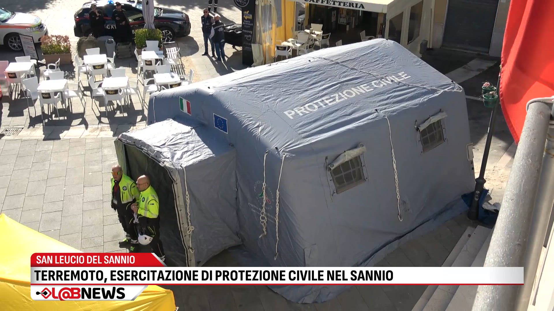 Terremoto: esercitazione di Protezione Civile nel Sannio