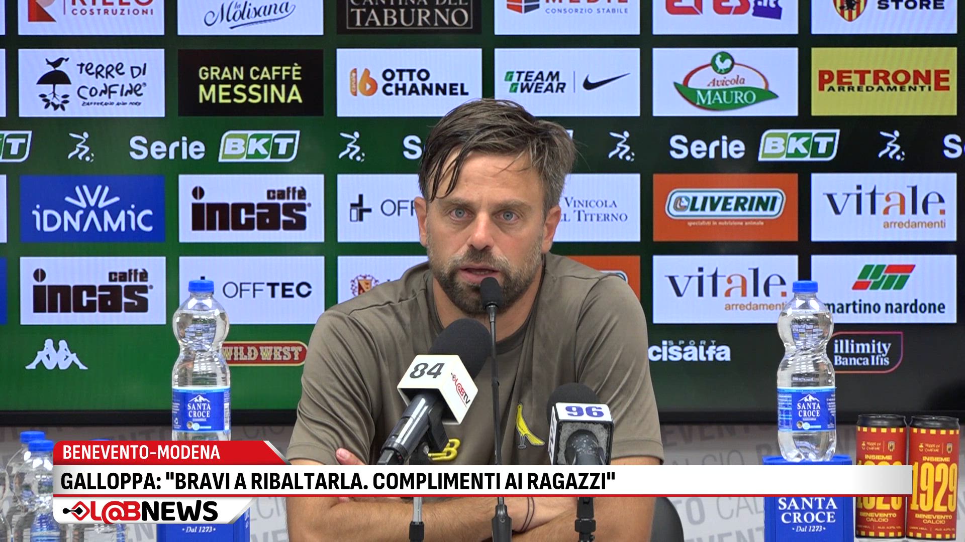 Benevento-Modena. Galloppa: “Bravi a ribaltarla. Complimenti ai ragazzi”