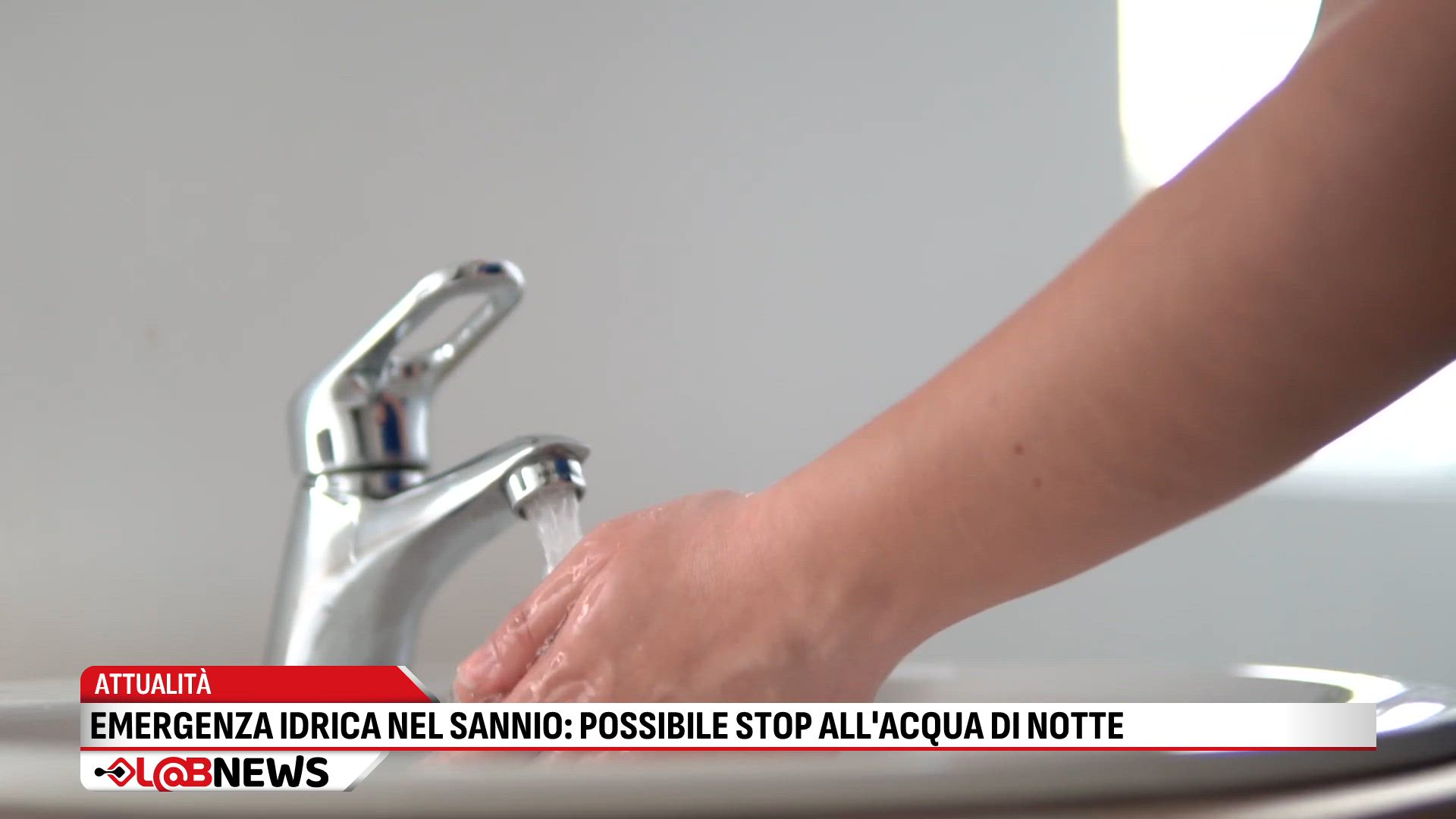 Emergenza idrica nel Sannio, possibile stop all'acqua di notte