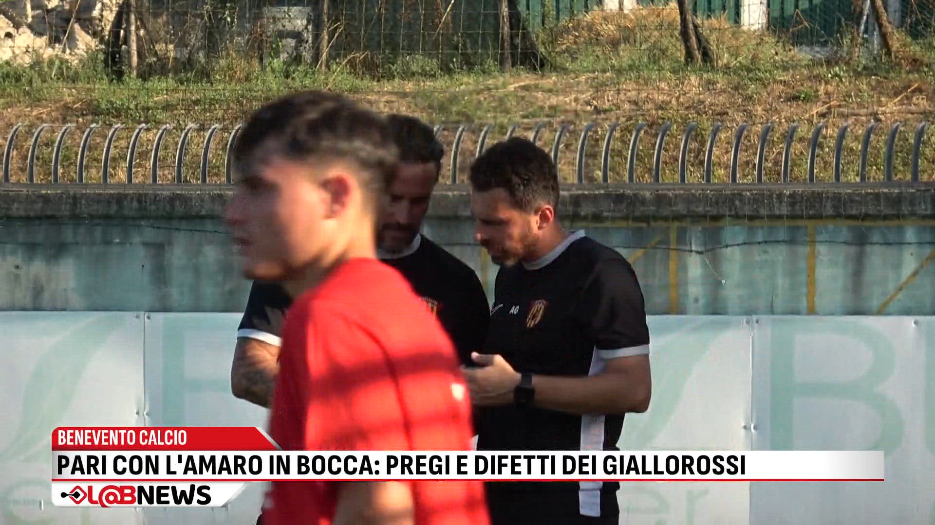 Benevento Calcio. PAri con l'amaro in bocca:pregi e difetti dei Giallorossi