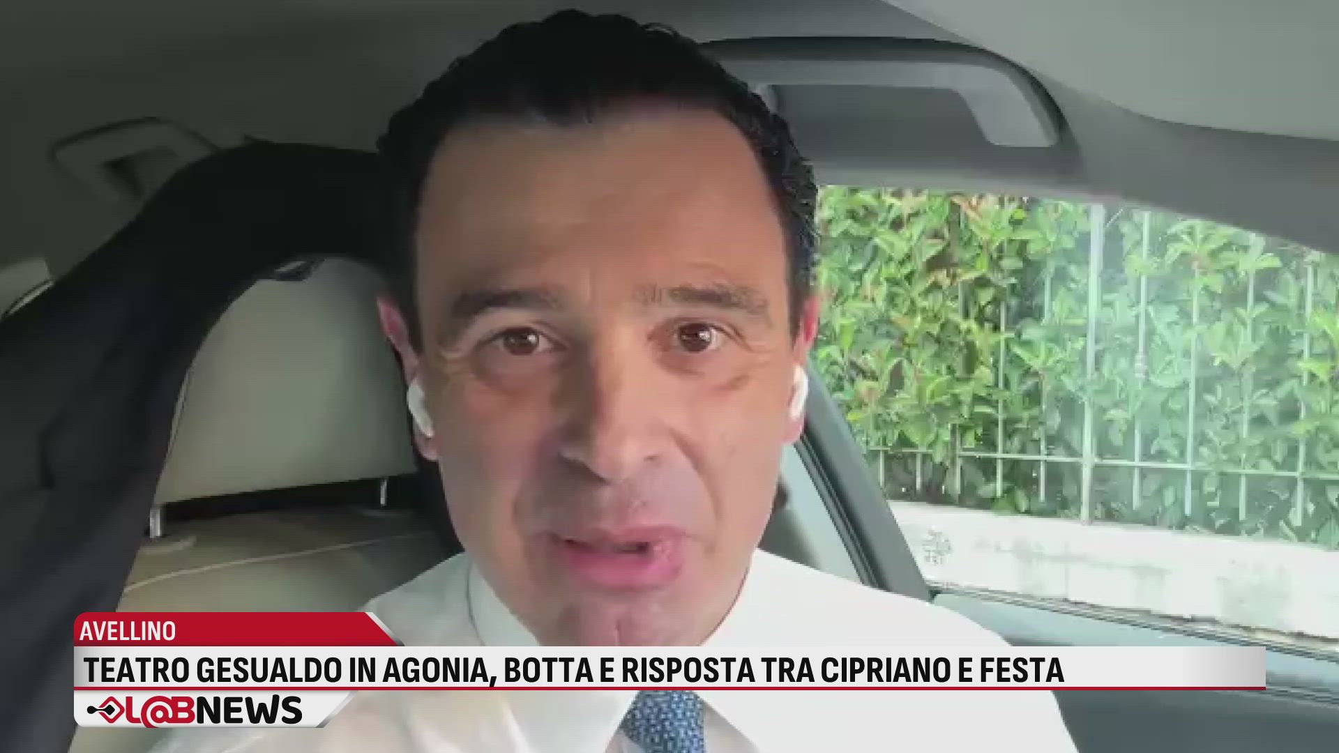 Teatro Gesualdo in agonia, botta e risposta tra Cipriano e Festa