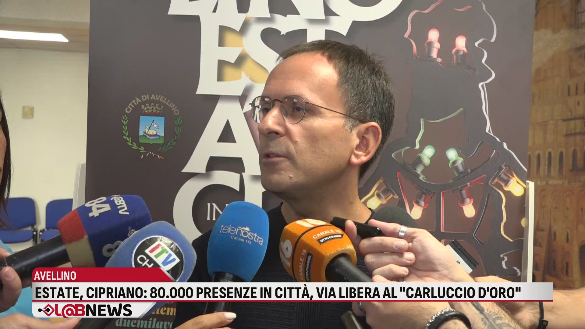Estate, Cipriano: 80.000 presenza in città, via libera al "Carluccio d'Oro"
