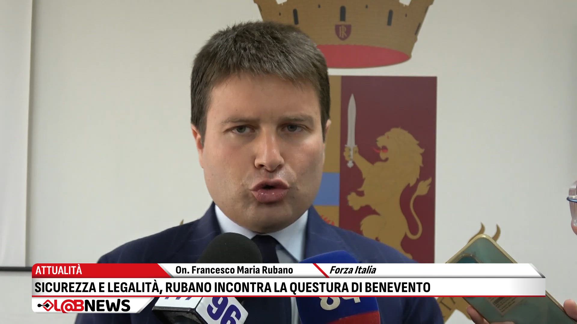 Sicurezza e legalità, Rubano incontra la Questura di Benevento