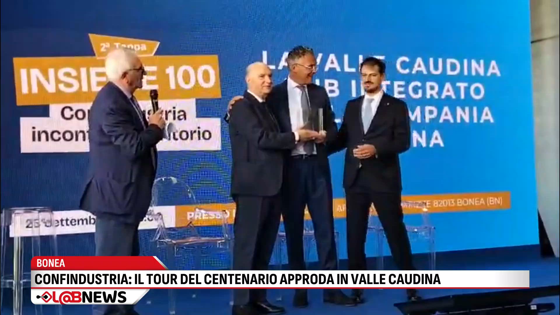 Confindustria: il tour del centenario approda in Valle Caudina