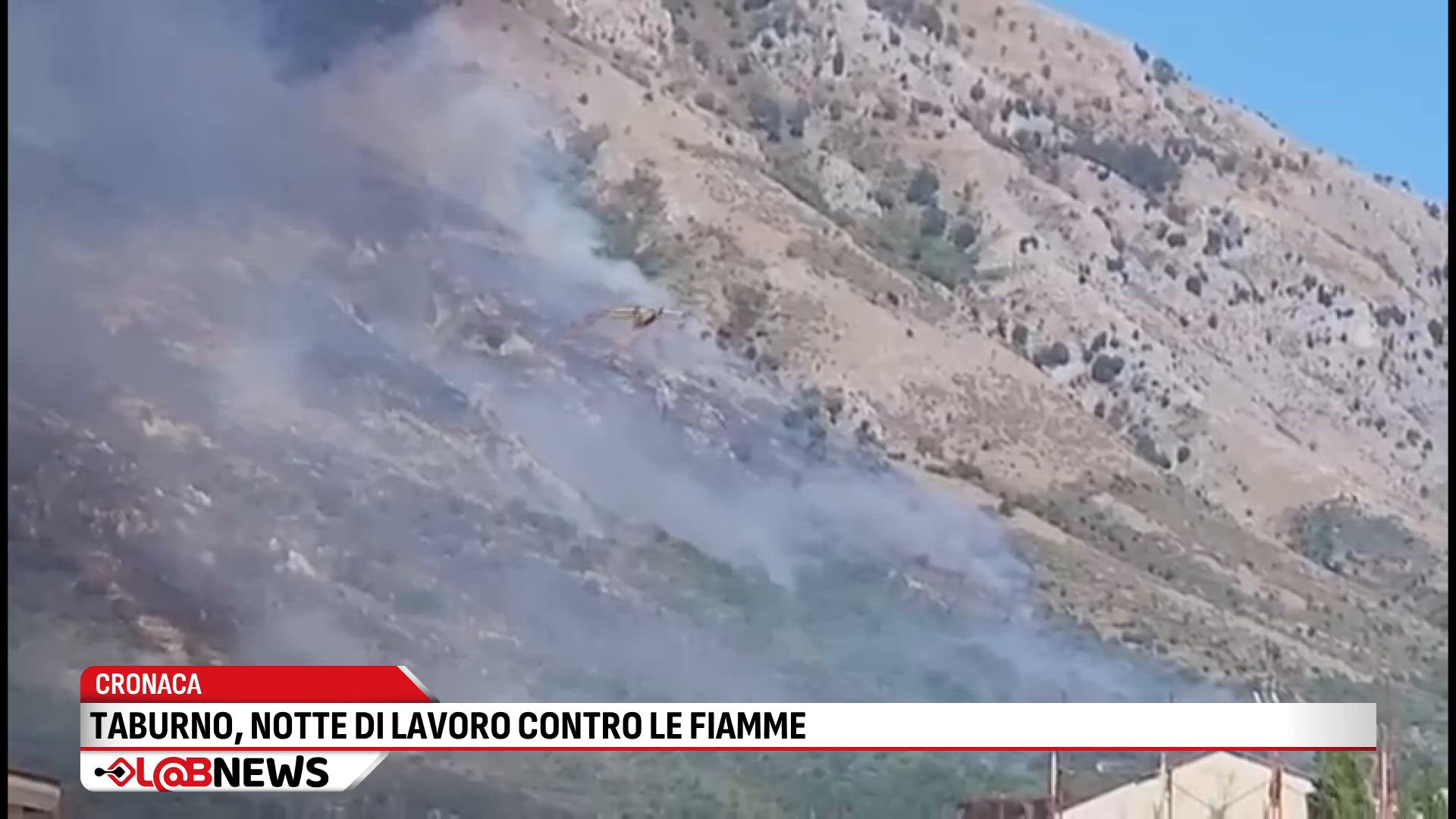 Taburno, notte di lavoro contro le fiamme