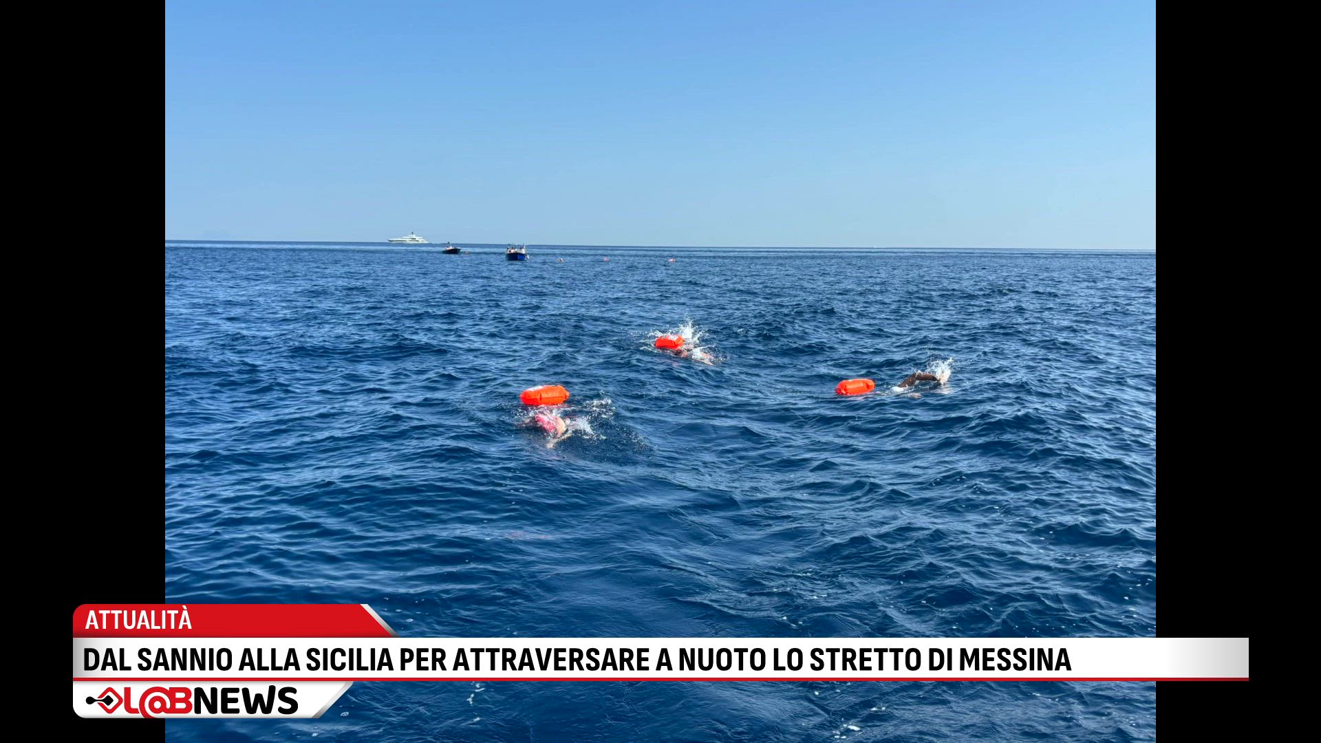 Dal Sannio alla Sicilia per attraversare a nuoto lo Stretto di Messina