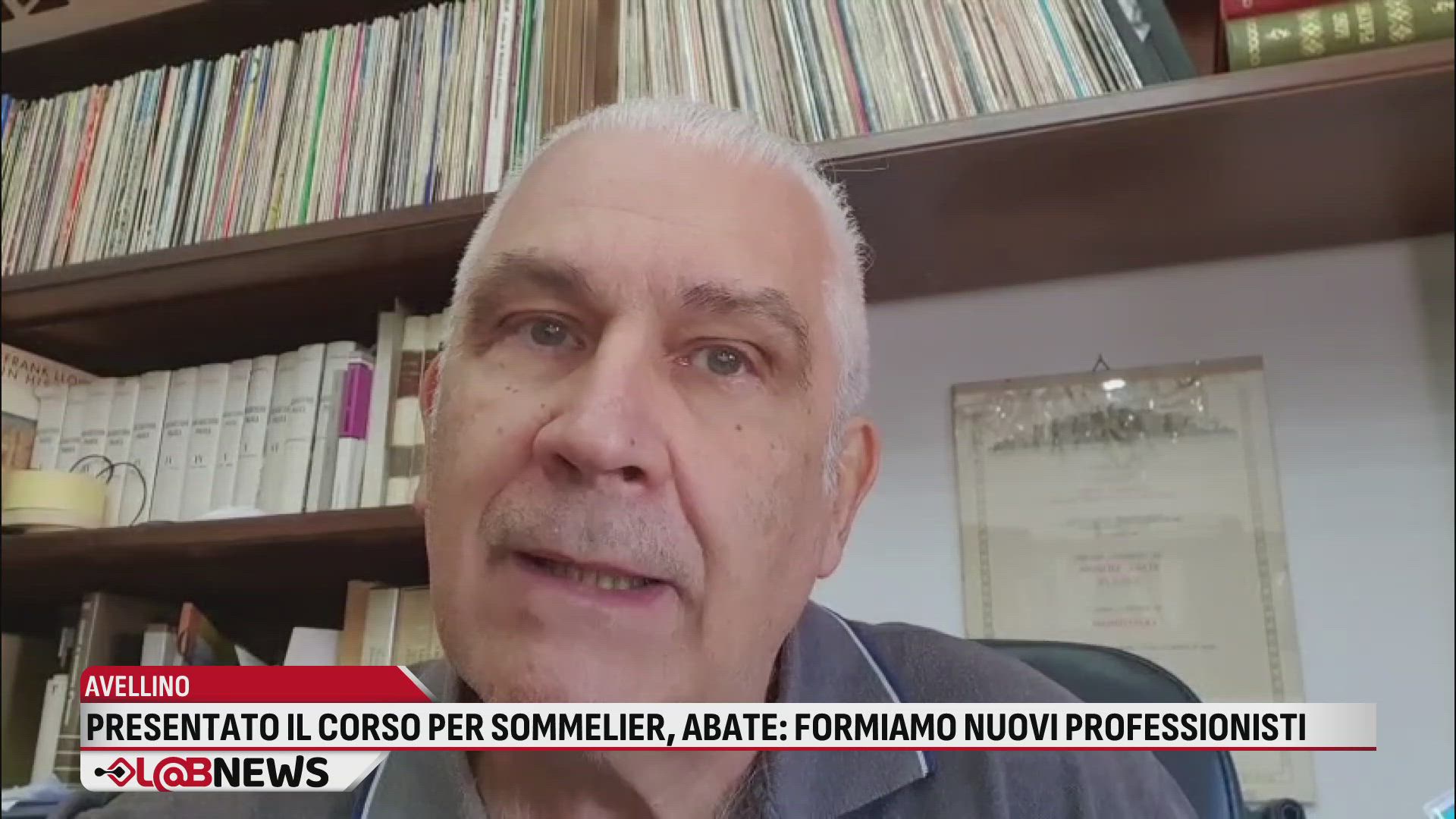 Presentato il corso per sommelier, Abate: formiamo nuovi professionisti