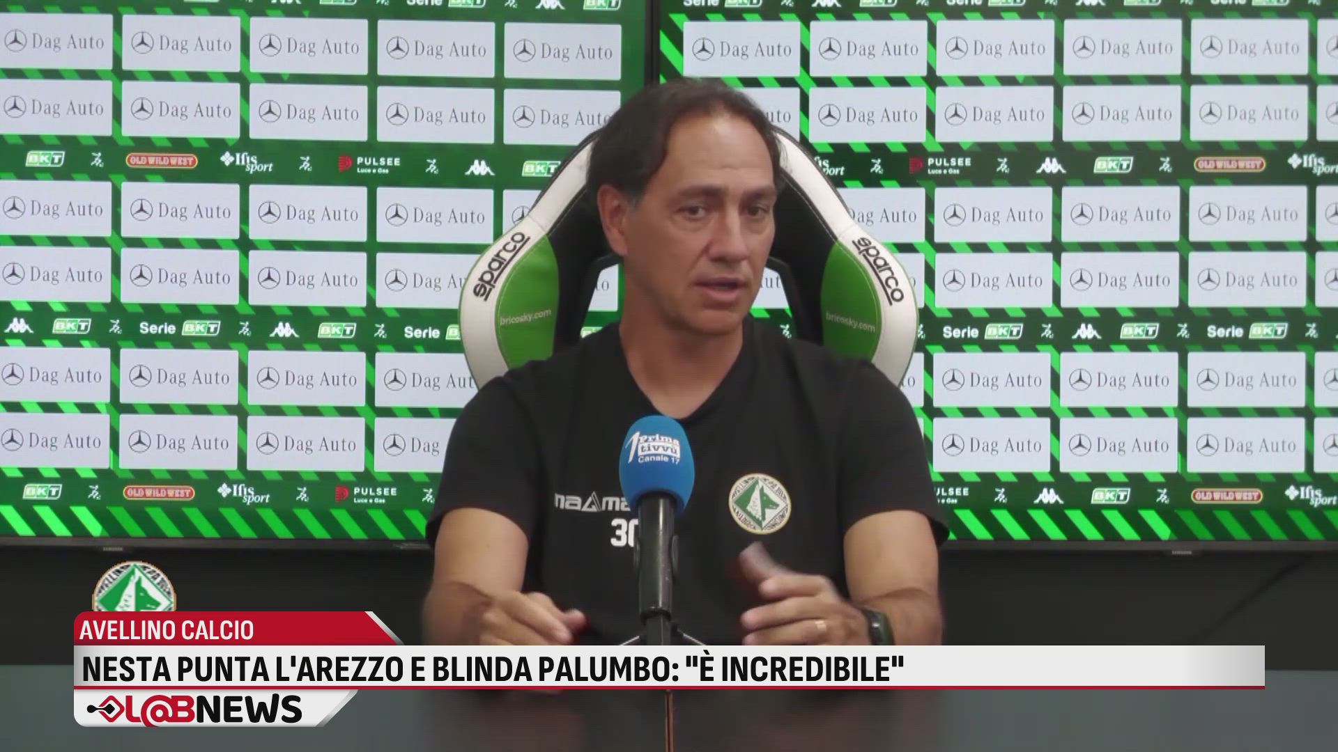 Nesta punta l'Arezzo e blinda Palumbo: "è incredibile"