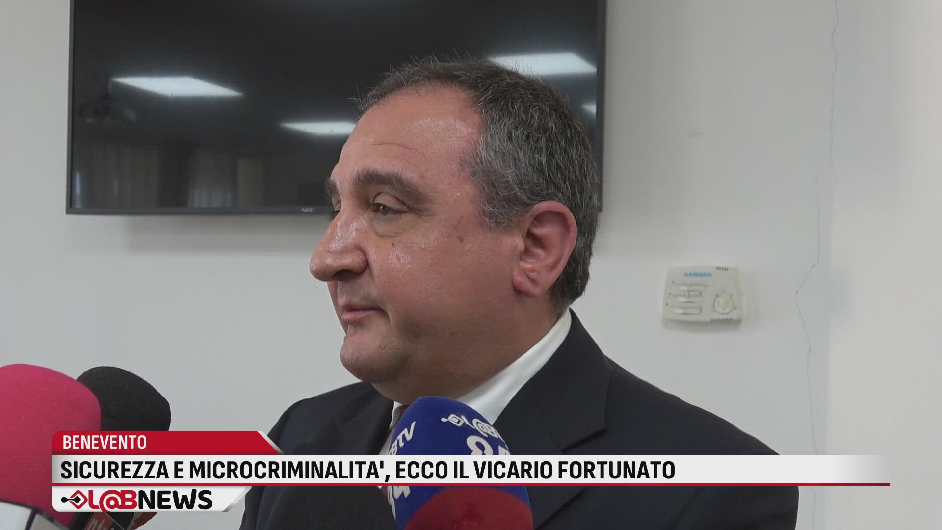 Sicurezza e microcriminalità, ecco il vicario Fortunato