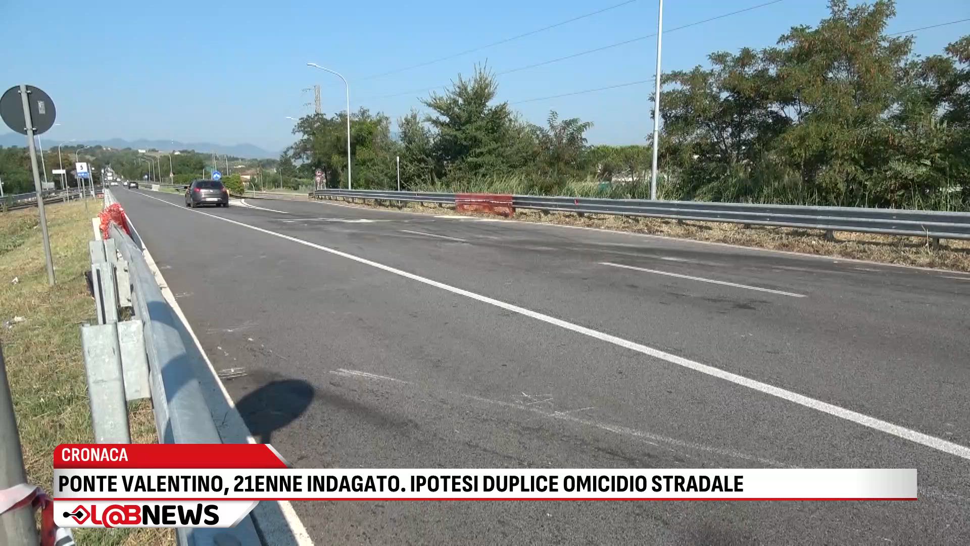 Ponte Valentino,21enne indagato: ipotesi duplice omicidio stradale
