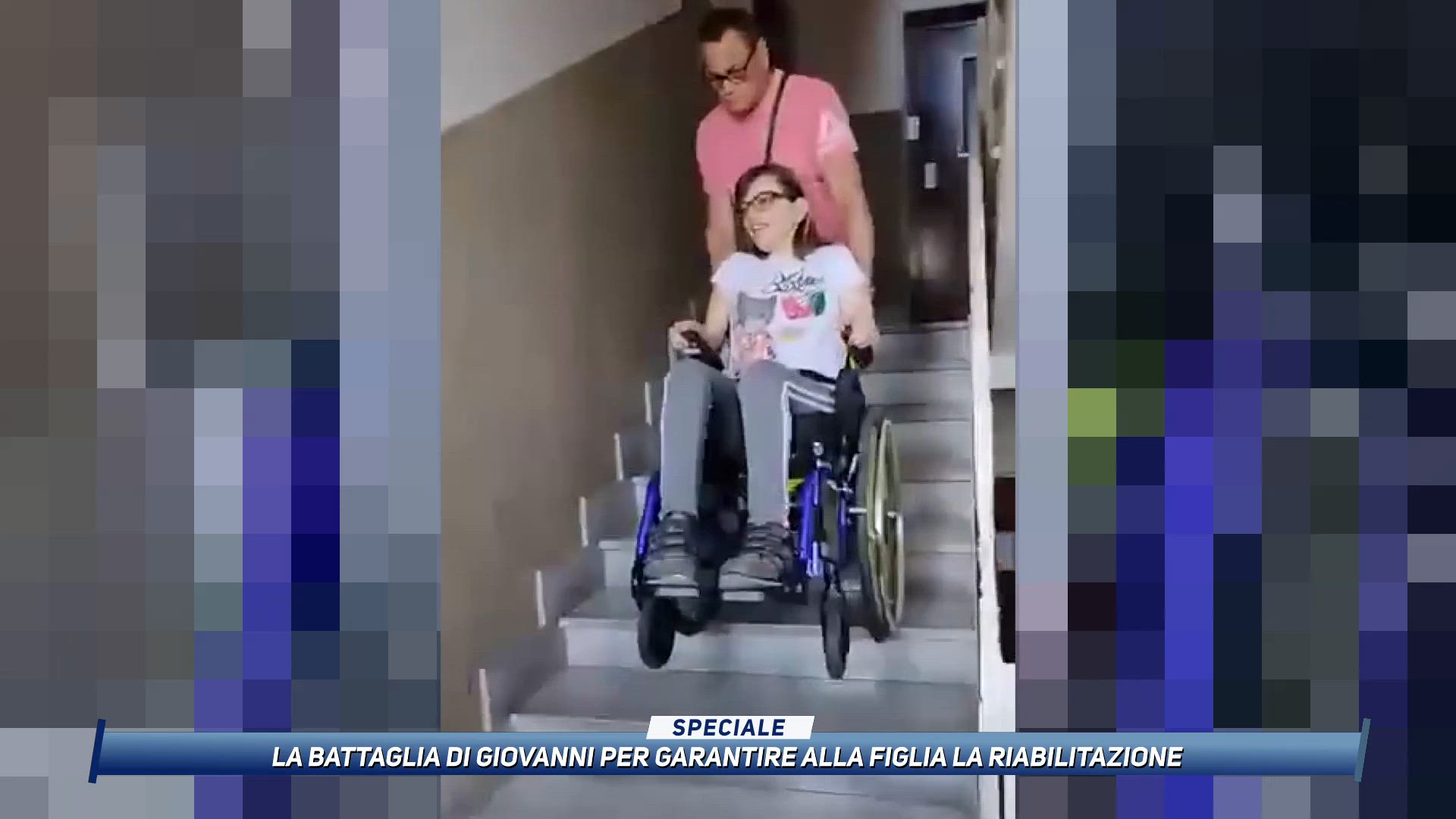 Speciale: La battaglia di Giovanni per garantire alla figlia Francesca la riabilitazione