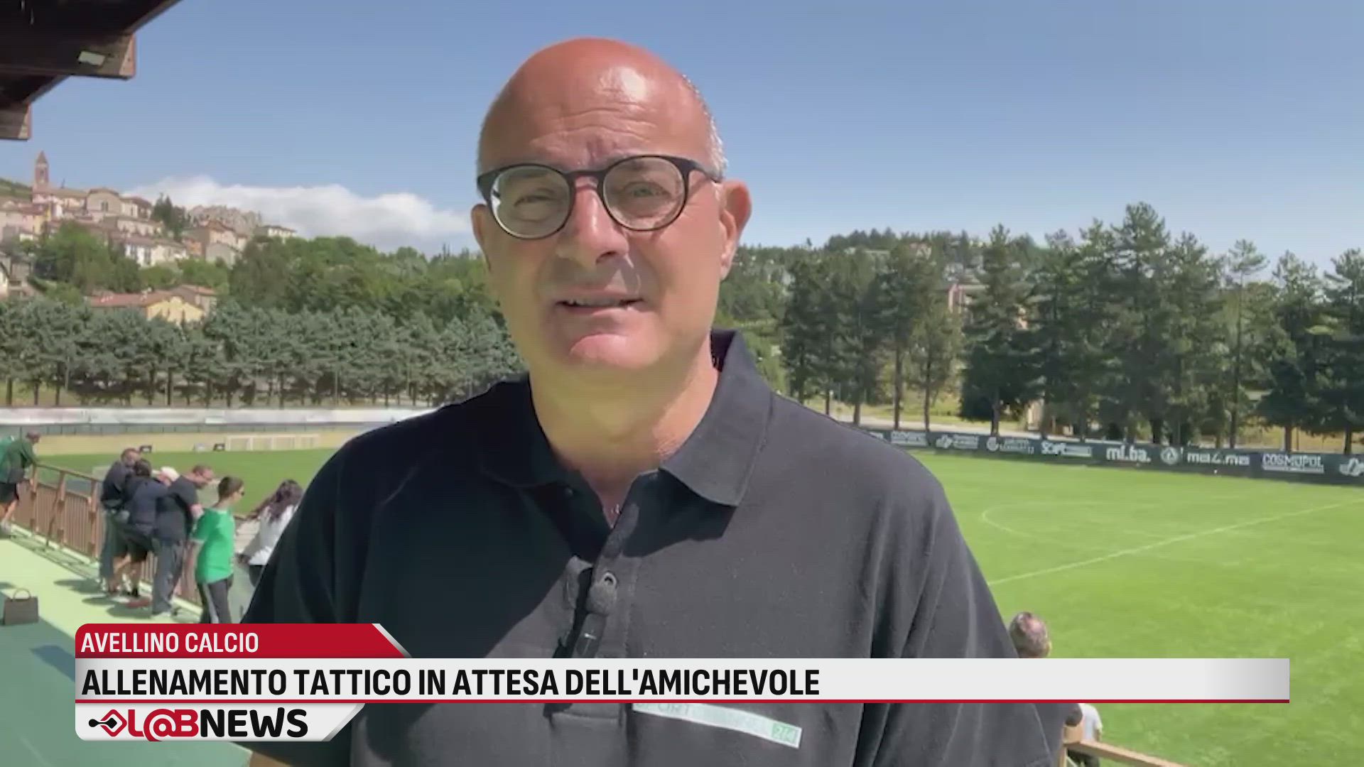 Allenamento tattico in attesa dell'amichevole