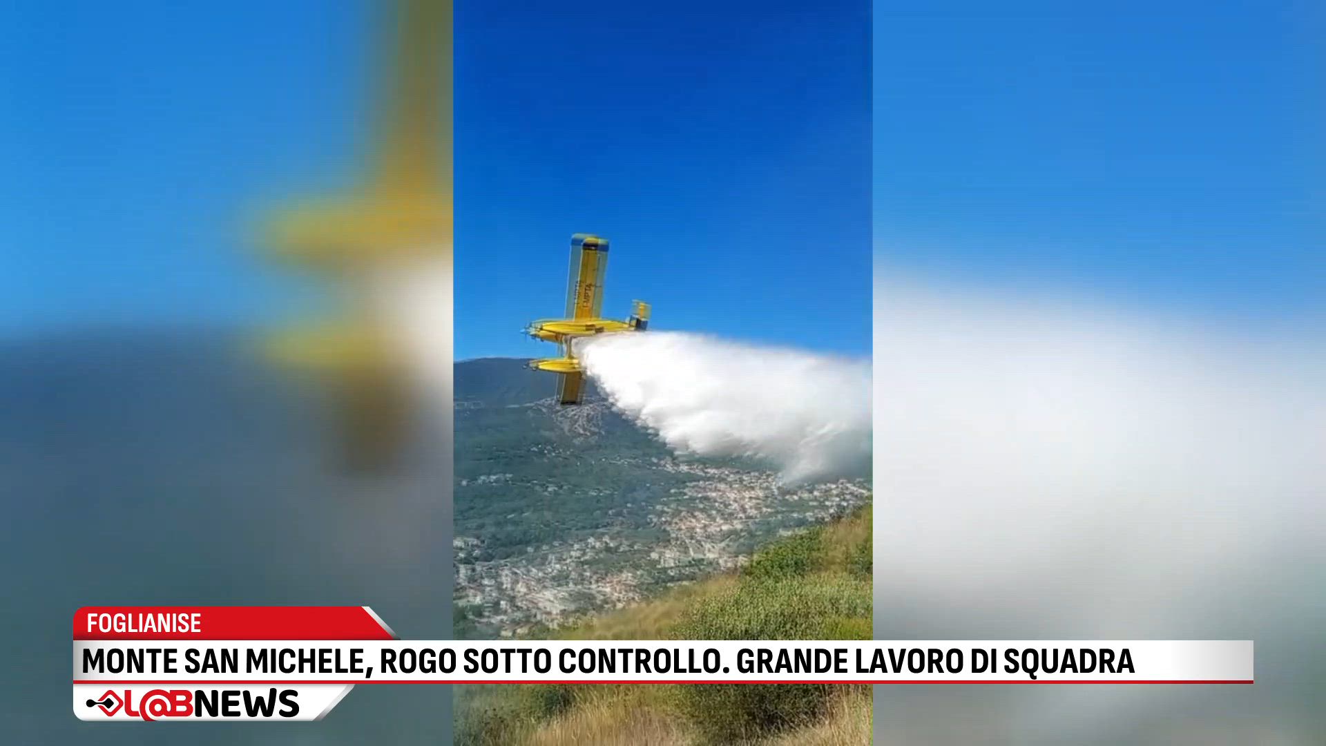 Monte San Michele, rogo sotto controllo. Grande lavoro di squadra