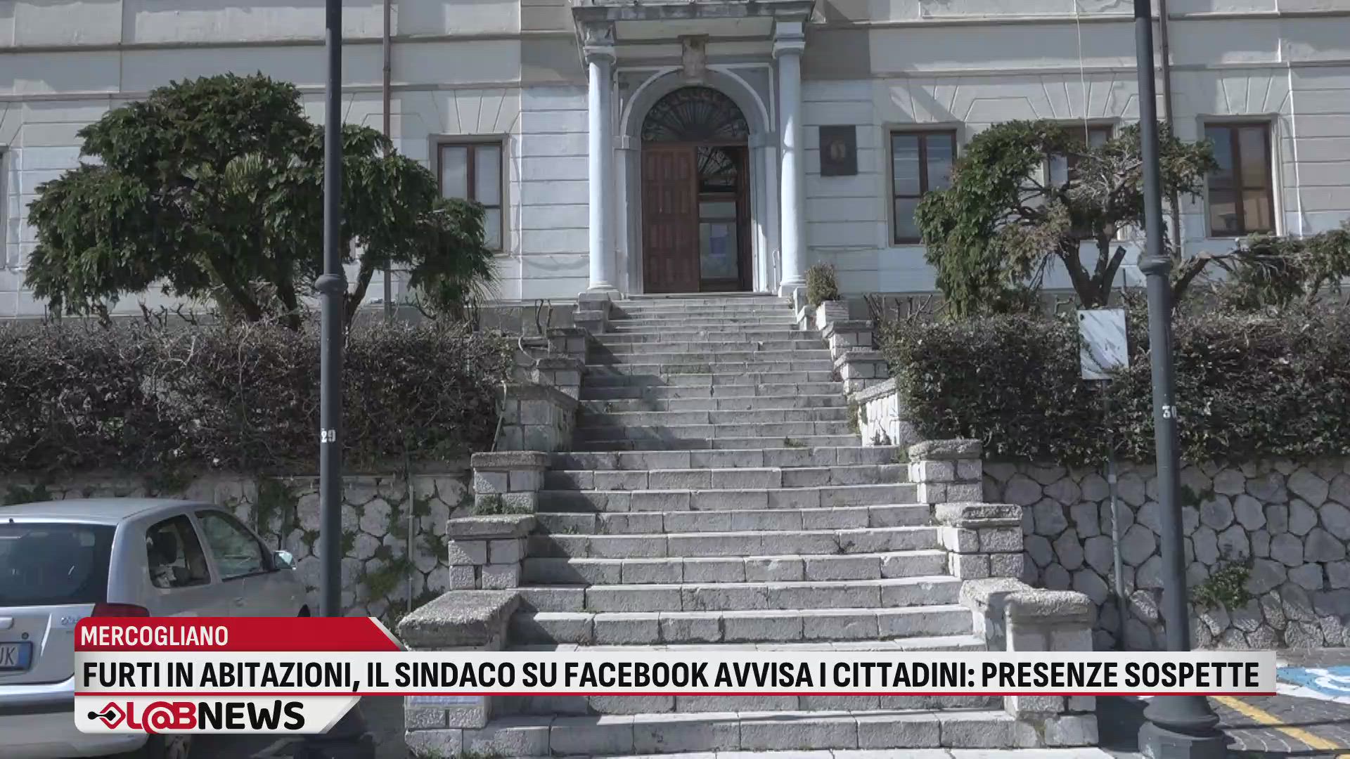 Furti in abitazioni, il sindaco su facebook avvisa i cittadini: presenze sospette