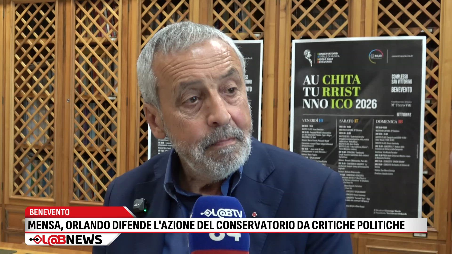 Mensa: Orlando difende l'azione del Conservatorio da critiche politiche