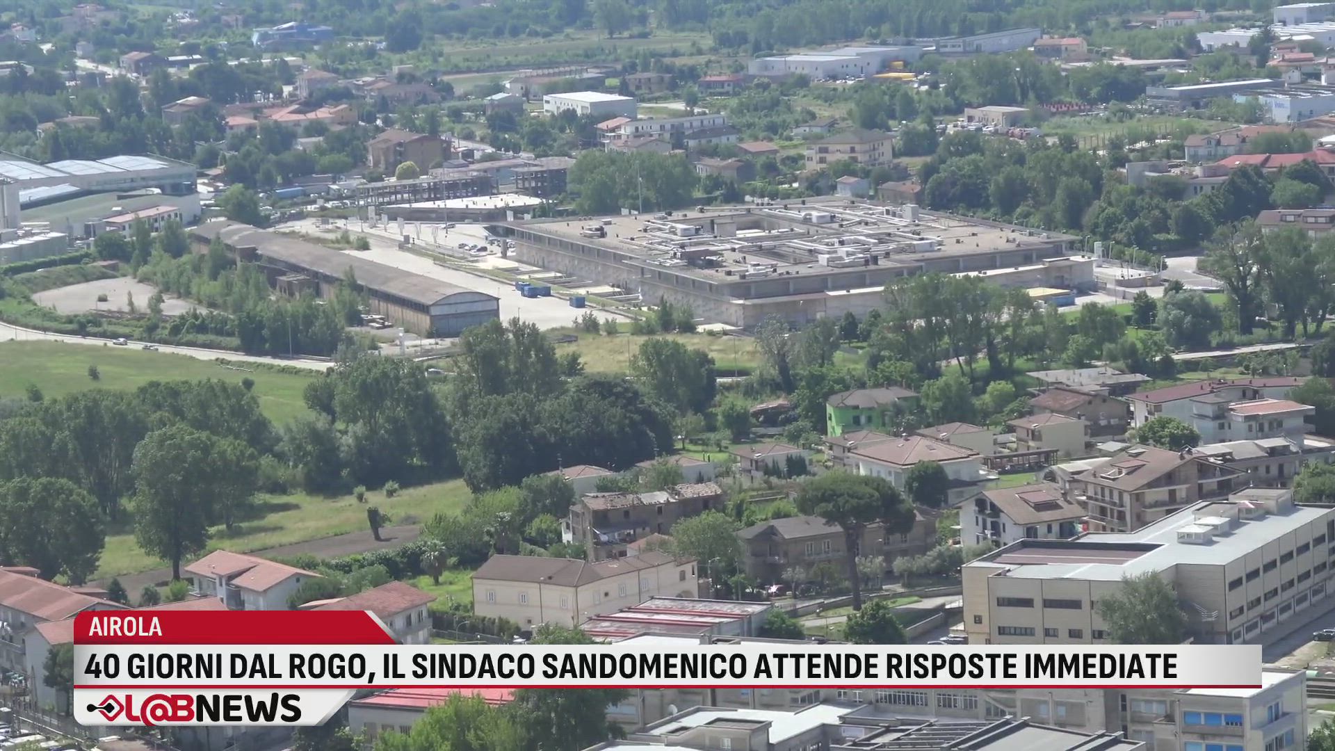 40 giorni dal rogo, il sindaco Sandomenico attende risposte immediate