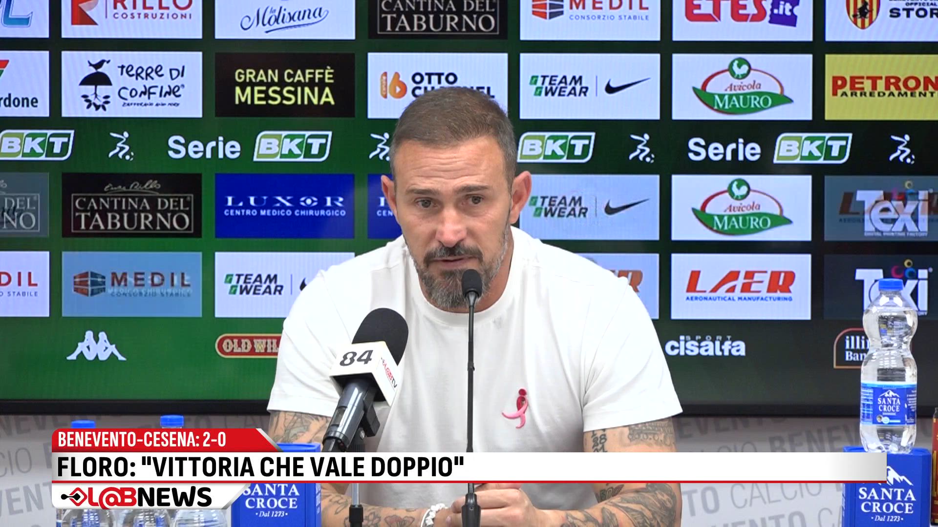 Le dichiarazioni di Antonio Floro Flores dopo Benevento- Cesena