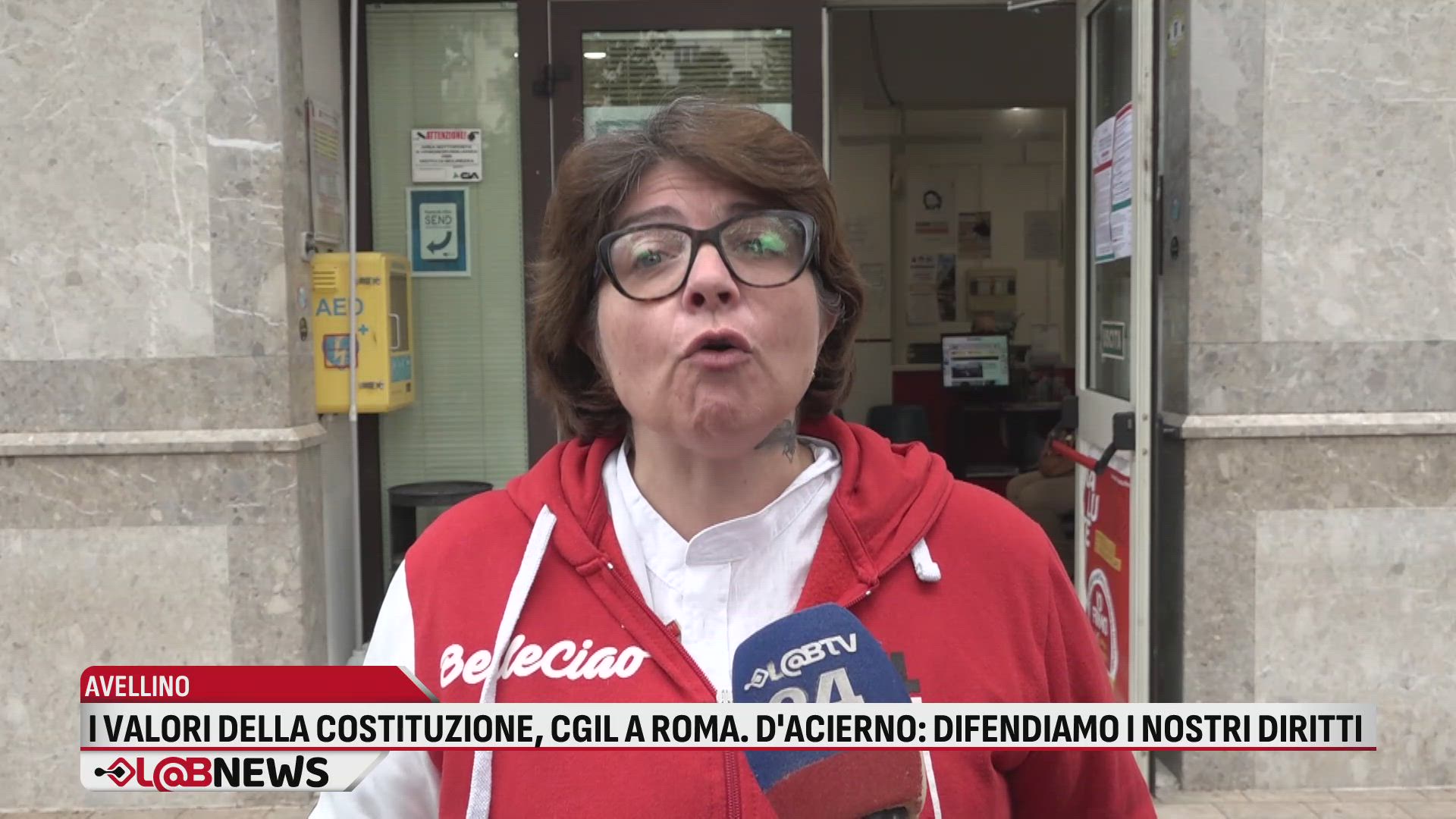 I valori della costituzione, CGI a Roma. D'Acierno: difendiamo i nostri diritti