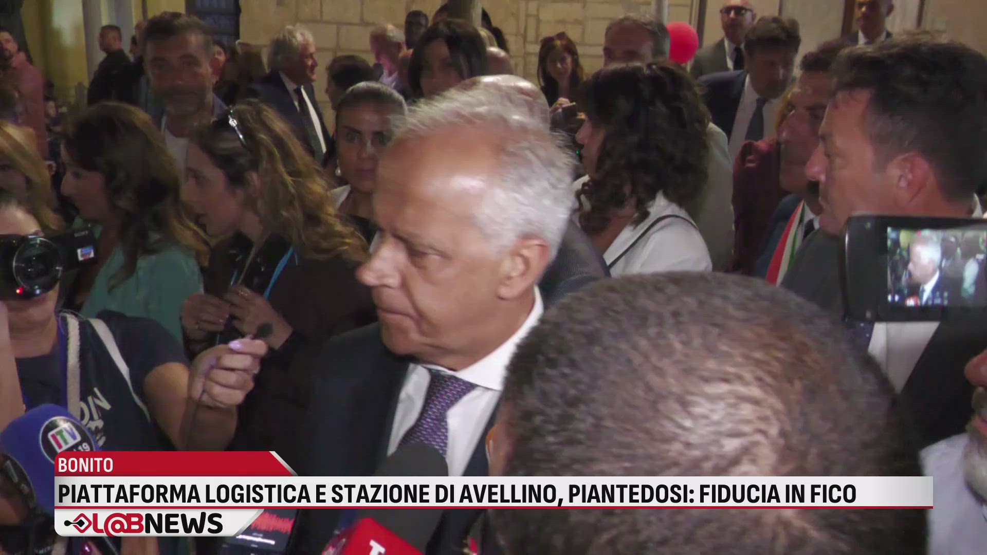 Piattaforma logistica e stazione di Avellino, Piantedosi: fiducia in Fico