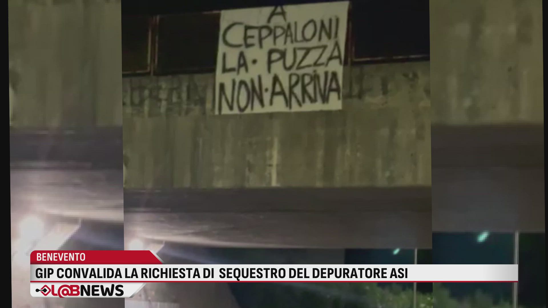 Gip convalida la richiesta di sequestro del Depuratore Asi